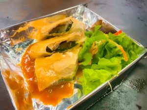 宝塚_豚とナスと大葉のイタリアン春巻き1